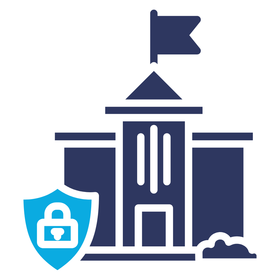 School with a lock for safety